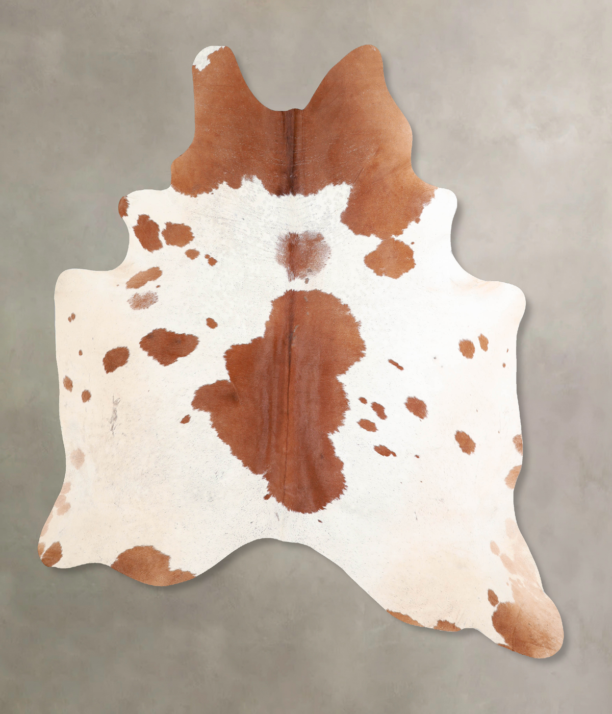Brown and White Cowhide Rug #A30060