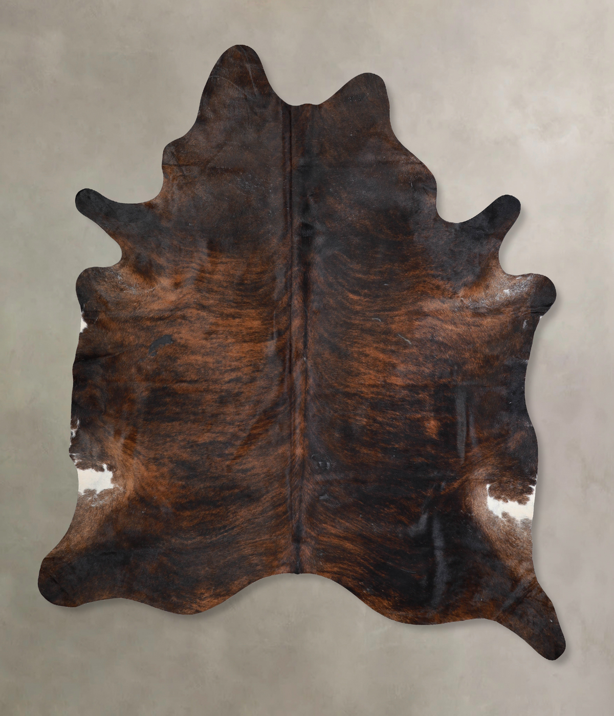 Dark Brindle Cowhide Rug #A31265
