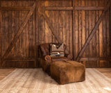 Yellowstone Buffalo Curved Tufted Chair