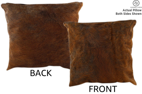 Medium Brindle Cowhide Pillow #11317