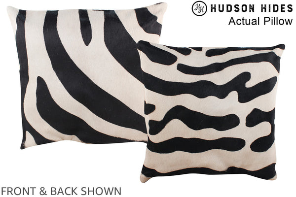 Zebra Cowhide Pillow #A13413