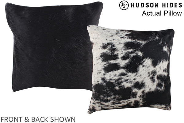 Black and White Cowhide Pillow #A13465