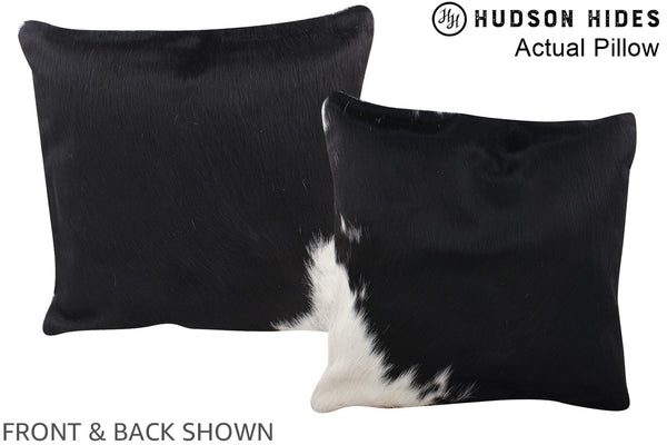 Black and White Cowhide Pillow #A13466