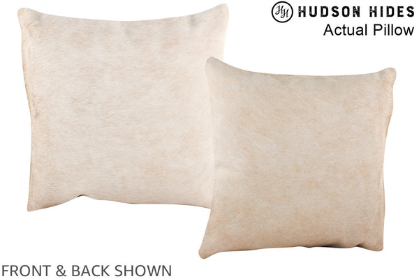 Beige Cowhide Pillow #A13472