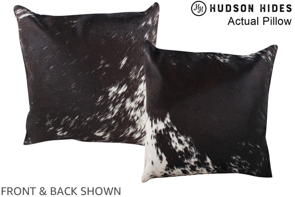 Black and White Cowhide Pillow #A13478