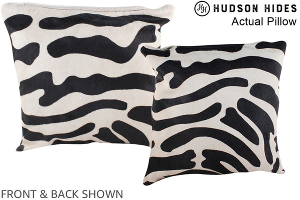 Zebra Cowhide Pillow #A13515