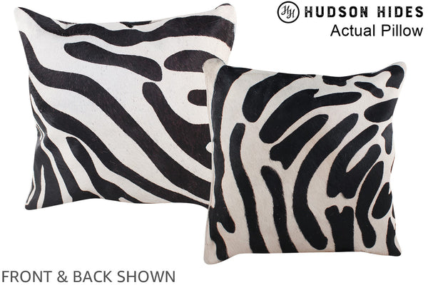 Zebra Cowhide Pillow #A13516