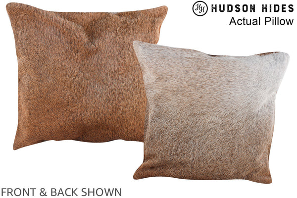 Caramel Cowhide Pillow #A13518