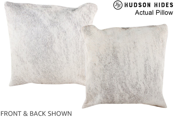 Grey Cowhide Pillow #A13540
