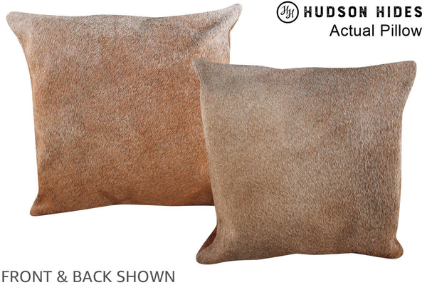 Caramel Cowhide Pillow #A13551