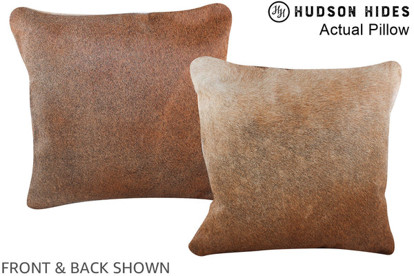 Caramel Cowhide Pillow #A13708