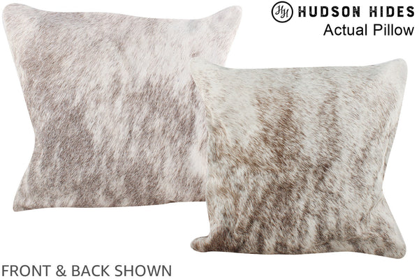 Grey Cowhide Pillow #A13727