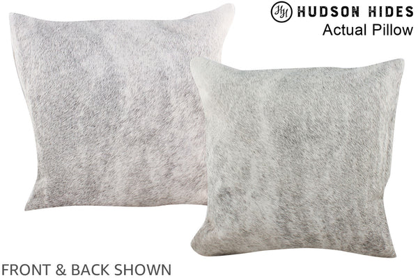 Grey Cowhide Pillow #A13728