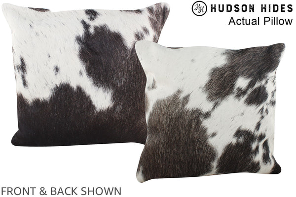 Black and White Cowhide Pillow #A13737