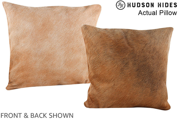 Caramel Cowhide Pillow #A13745
