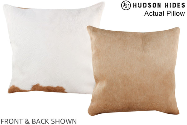 Beige Cowhide Pillow #A13760