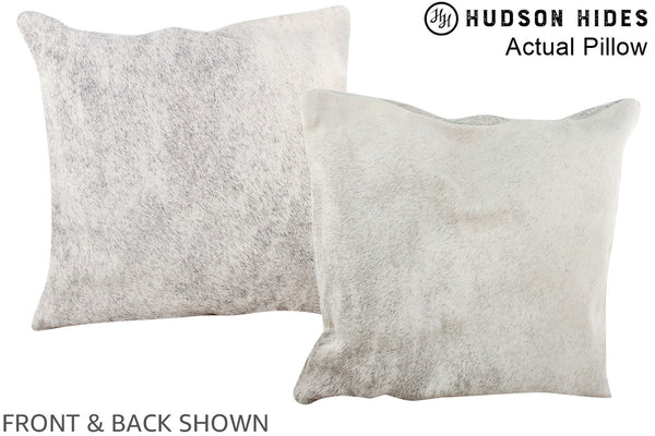 Grey Cowhide Pillow #A13790