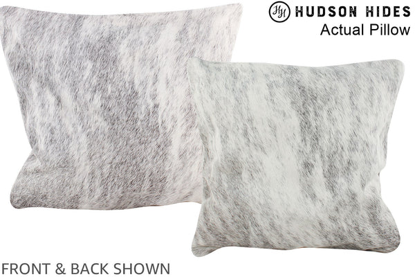 Grey Cowhide Pillow #A13791