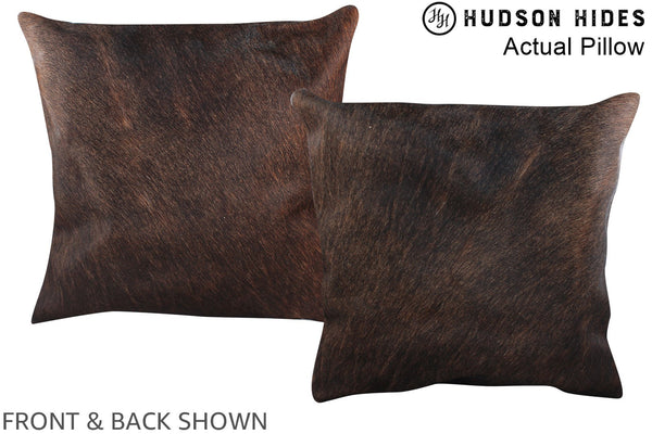 Chocolate Cowhide Pillow #A13823