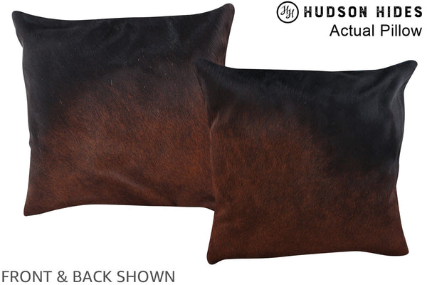 Chocolate Cowhide Pillow #A13824