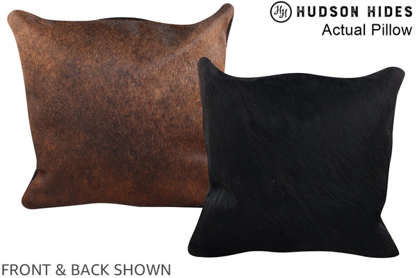 Chocolate Cowhide Pillow #A13932