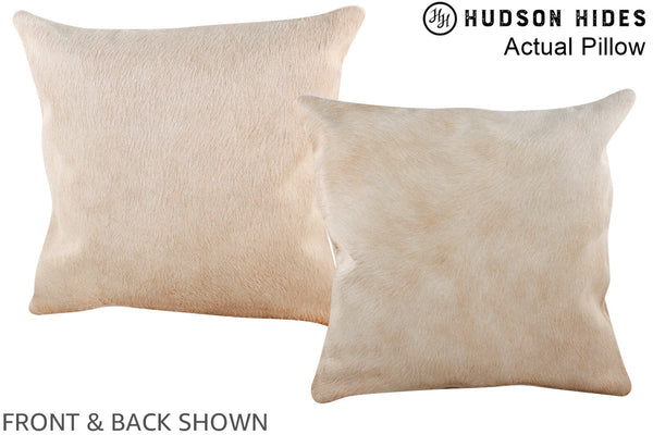 Beige Cowhide Pillow #A13937