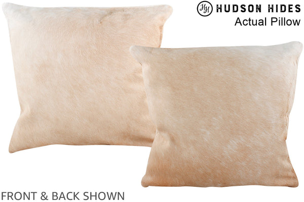 Beige Cowhide Pillow #A13964