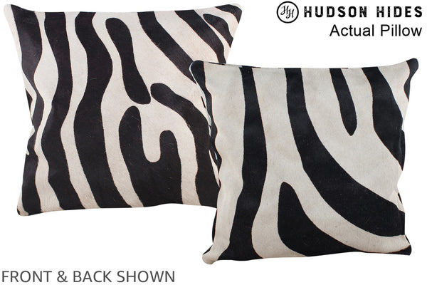 Zebra Cowhide Pillow #A13967