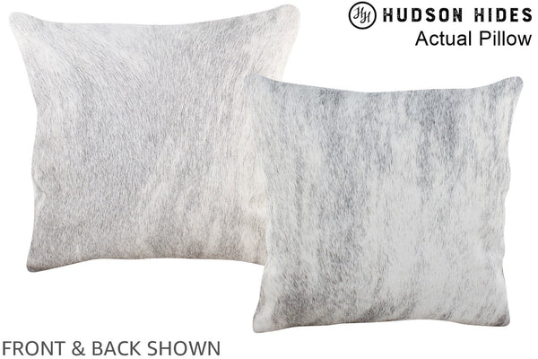 Grey Cowhide Pillow #A13992