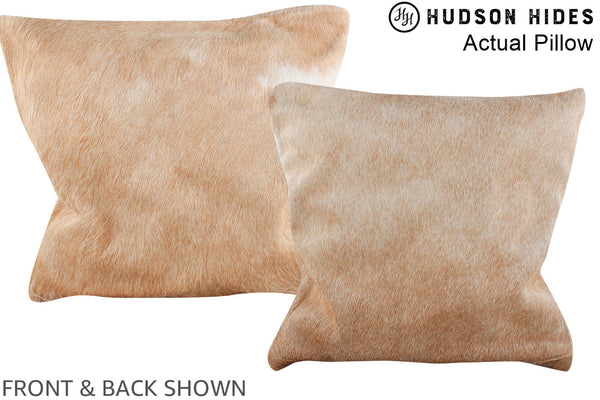 Beige Cowhide Pillow #A14015