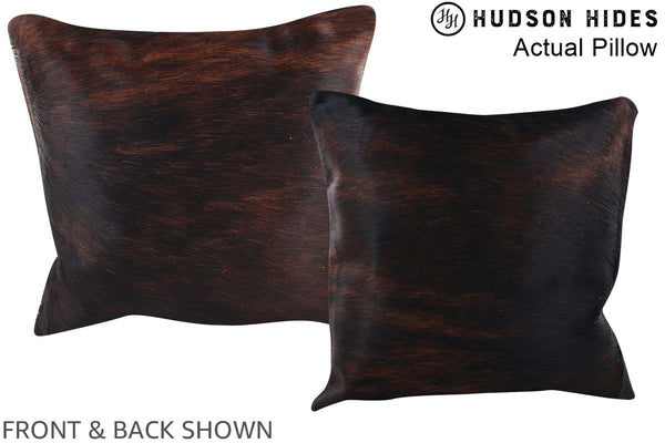 Dark Brindle Cowhide Pillow #A14041