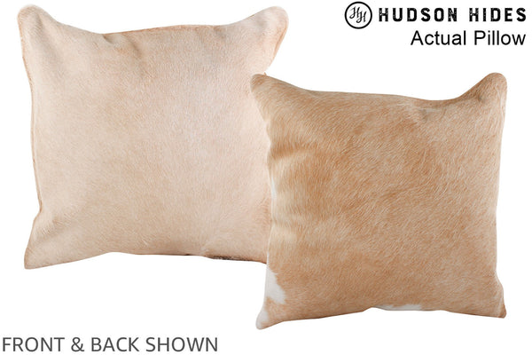 Beige Cowhide Pillow #A14053