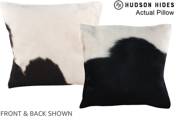 Black and White Cowhide Pillow #A14071