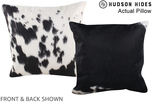 Black and White Cowhide Pillow #A14072