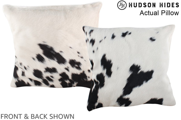 Black and White Cowhide Pillow #A14081