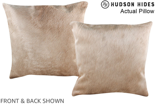 Champagne Cowhide Pillow #A14097