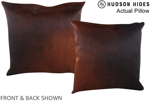 Chocolate Cowhide Pillow #A14159