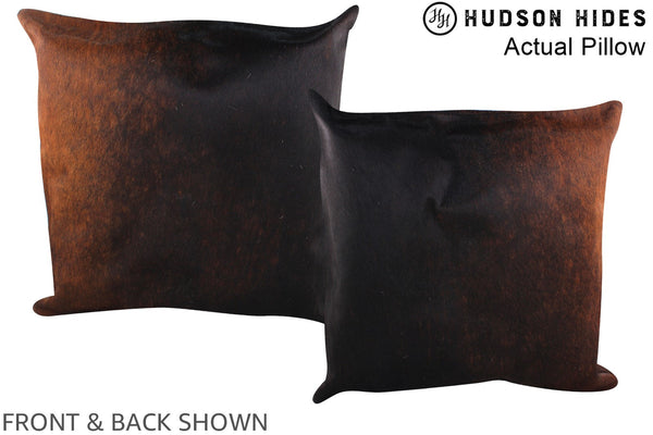Chocolate Cowhide Pillow #A14181