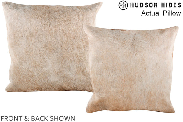 Beige Cowhide Pillow #A14301