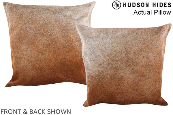 Caramel Cowhide Pillow #A14328