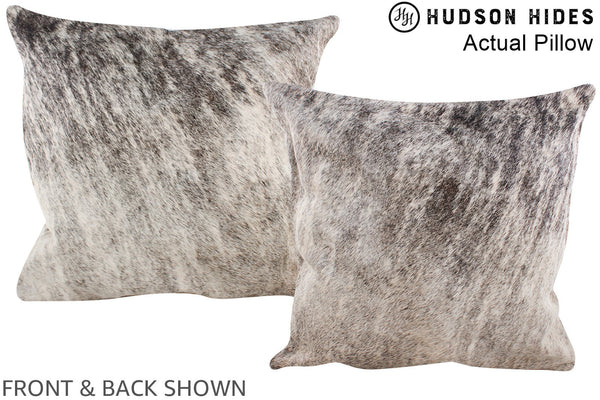 Grey Cowhide Pillow #A14398