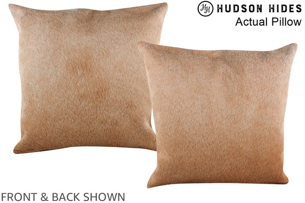 Beige Cowhide Pillow #A14415