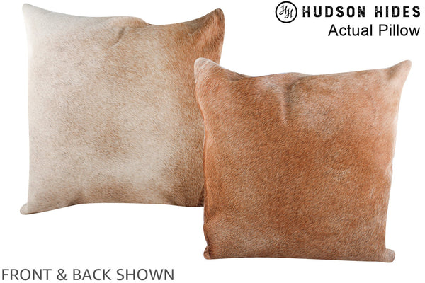 Caramel Cowhide Pillow #A14423