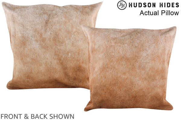 Beige Cowhide Pillow #A14429