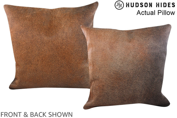 Caramel Cowhide Pillow #A14438