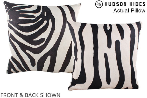 Zebra Cowhide Pillow #A14472