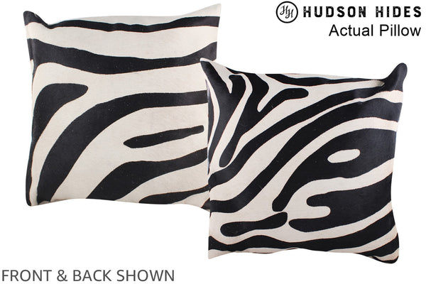 Zebra Cowhide Pillow #A14498