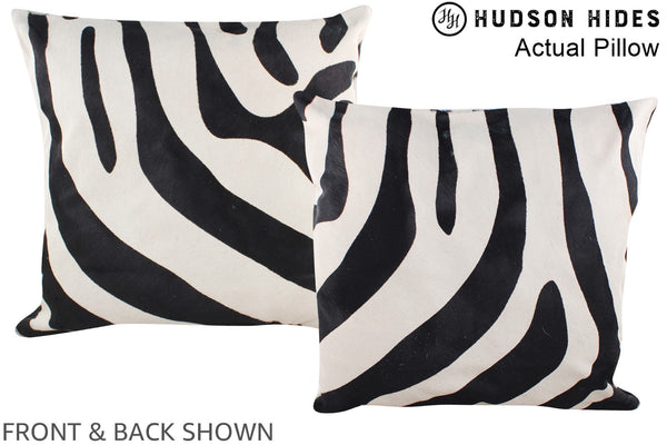 Zebra Cowhide Pillow #A14503