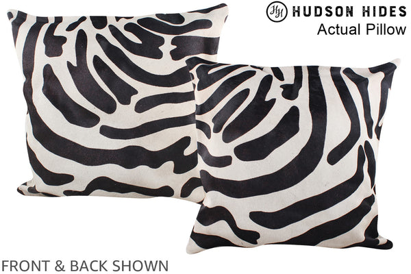 Zebra Cowhide Pillow #A14518