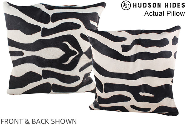 Zebra Cowhide Pillow #A14552